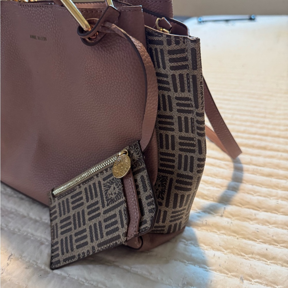Anne Klein Handbag with Wallet - Picture 4 of 10